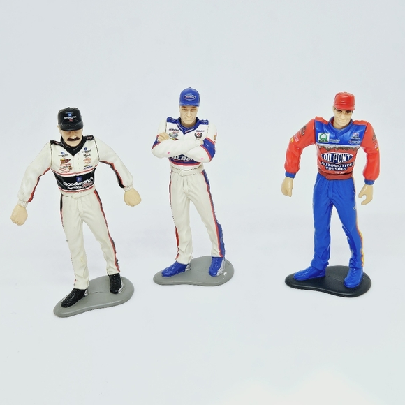 NASCAR Starting Lineup - Set Of 3 Figures Jeff Gordon, Dale Earnhardt Sr. & Jr - Picture 10 of 12